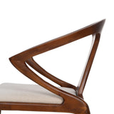 Dining Chair Brown Beige 55 x 57 x 81,2 cm-5