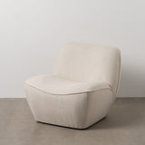 Armchair White MDF Wood Foam 100 % polyester 71 x 81 x 66 cm-9