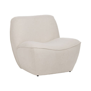 Armchair White MDF Wood Foam 100 % polyester 71 x 81 x 66 cm-0