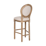 Stool Natural Birch Rubber wood 45 x 55 x 116 cm-7