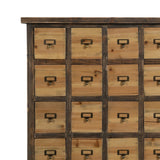 Chest of drawers Beige Grey Fir wood MDF Wood 80,5 x 35 x 115 cm-2