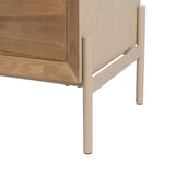 Sideboard AIKO Cream Natural Iron MDF Wood 148 x 38 x 66 cm-1