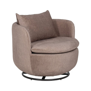 Armchair Taupe Wood Iron 84 x 74 x 66 cm-0