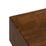 Centre Table LAGOM Black Natural Iron Rubber wood 120 x 60 x 40 cm-7