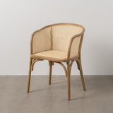 Dining Chair Natural Wood Rattan 56 X 58 X 77 CM-10