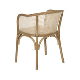 Dining Chair Natural Wood Rattan 56 X 58 X 77 CM-8