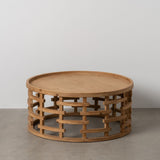 Centre Table Natural 80 x 80 x 36 cm-9