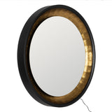 Wall mirror Black Golden 90 x 9 x 90 cm-6