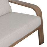 Garden furniture Beige Natural 184 x 74 x 65 cm-3