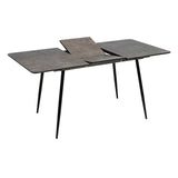 Expandable table Black Grey Iron 120 x 80 x 75 cm-6