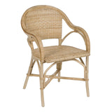 Dining Chair Natural Rattan 55 X 60 X 84 CM-0