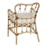 Armchair Natural Rattan 58 x 62 x 85 cm-7