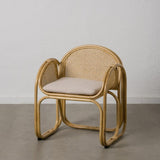 Armchair Natural Rattan 63,5 x 58 x 77 cm-9