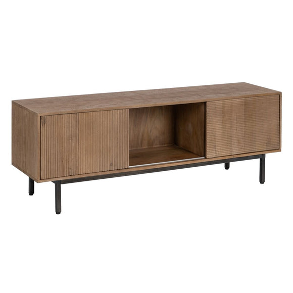 TV furniture Natural Iron Mango wood 155 x 40 x 55 cm-0