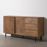 Sideboard Natural Iron Mango wood 180 x 40 x 91 cm-9