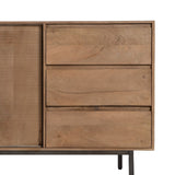 Sideboard Natural Iron Mango wood 180 x 40 x 91 cm-6