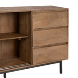 Sideboard Natural Iron Mango wood 180 x 40 x 91 cm-4