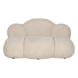 Sofa Beige Polyester Pine 149 x 76 x 77 cm-8