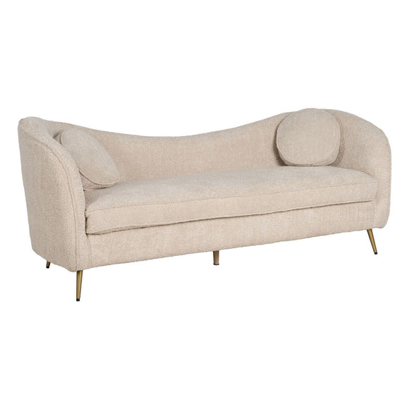 Sofa Beige 195 x 74 x 77 cm-0