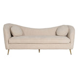 Sofa Beige 195 x 74 x 77 cm-8