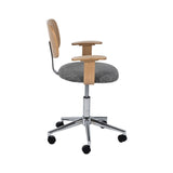 Office Chair Grey Natural 60 x 60 x 89 cm-8