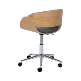 Office Chair Grey Natural 59 x 64 x 88 cm-7