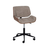 Office Chair Brown Black Beige 54 x 61 x 88 cm-0