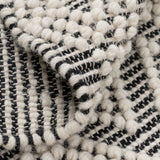 Carpet White Black 200 x 300 x 1 cm-6