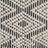 Carpet White Black 200 x 300 x 1 cm-4