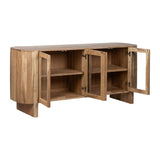 Sideboard CREEL Natural Crystal Mango wood 180 x 40 x 80 cm-8