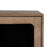 Sideboard BURNIE Black Natural Crystal Mango wood 162 x 41 x 83 cm-8