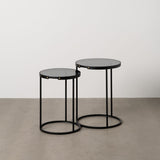 Set of 2 tables Black 46 x 46 x 60 cm (2 Units)-7