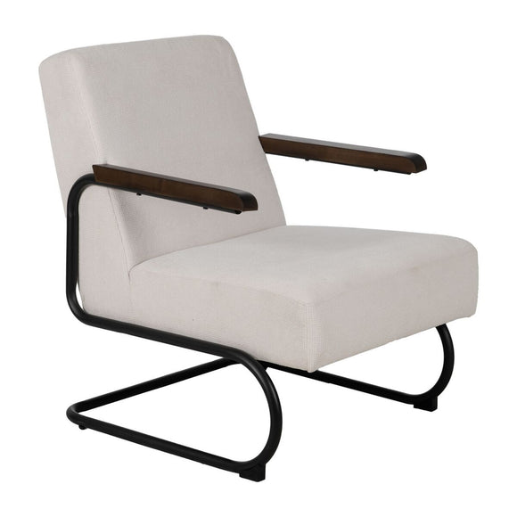 Armchair Black Beige 61 x 70 x 85 cm-0