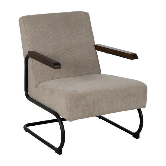 Armchair Black Taupe 61 x 70 x 85 cm-0