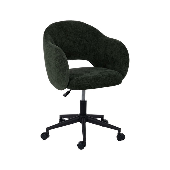 Office Chair Black Green 56 x 56 x 85 cm-0