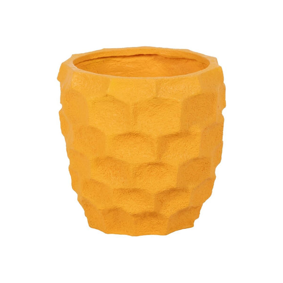 Planter Yellow 49 x 49 x 49 cm-0