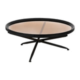 Centre Table Black 100 x 100 x 40 cm-0