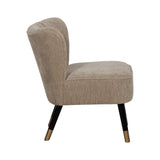 Armchair Black Golden 58 x 70 x 74 cm-9