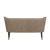 Garden sofa Black Beige Golden 134 x 74 x 70 cm-8