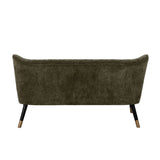 Garden sofa Black Green Golden 134 x 74 x 70 cm-8