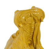 Decorative Figure Yellow Hippopotamus 66 x 25,5 x 51 cm-5