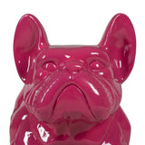 Decorative Figure Fuchsia Dog 88 x 38 x 63 cm-3