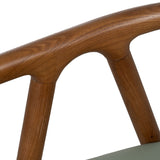 Dining Chair Brown Green-3