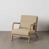 Armchair Beige 66 x 85 x 74 cm-10