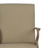 Armchair Beige 57 x 55 x 85 cm-7