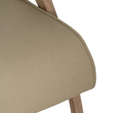 Armchair Beige 57 x 55 x 85 cm-3