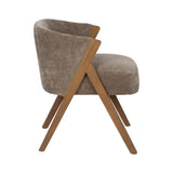 Dining Chair Polyester Wood Foam 58 x 59,5 x 68,5 cm-8