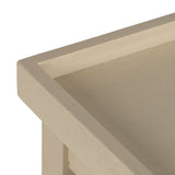 Hall Table with Drawers Cream 90 x 33 x 75 cm-7