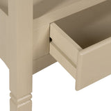 Hall Table with Drawers Cream 90 x 33 x 75 cm-6