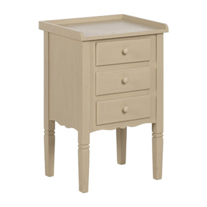 Nightstand Cream 43 x 33 x 66 cm-0